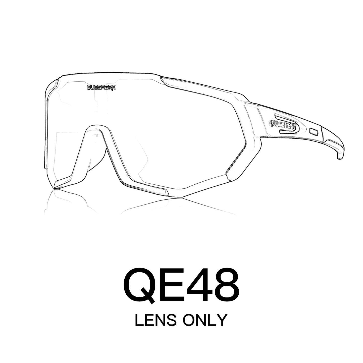 <transcy>Acessórios de lente extra QE48 para óculos de ciclismo esportivo</transcy>