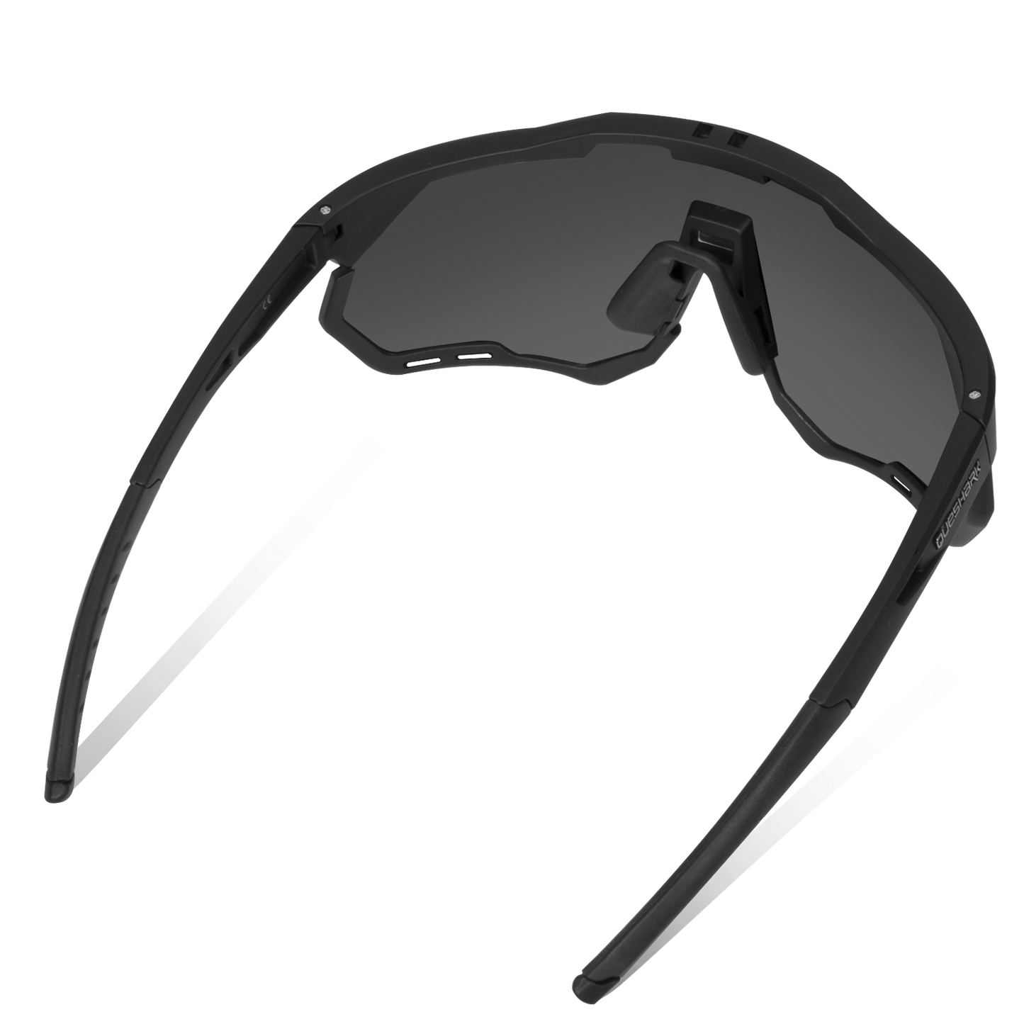 QE52 Black Polarized Cycling Glasses Men Women Sport Sunglasses with Replaceable Frame/Lens