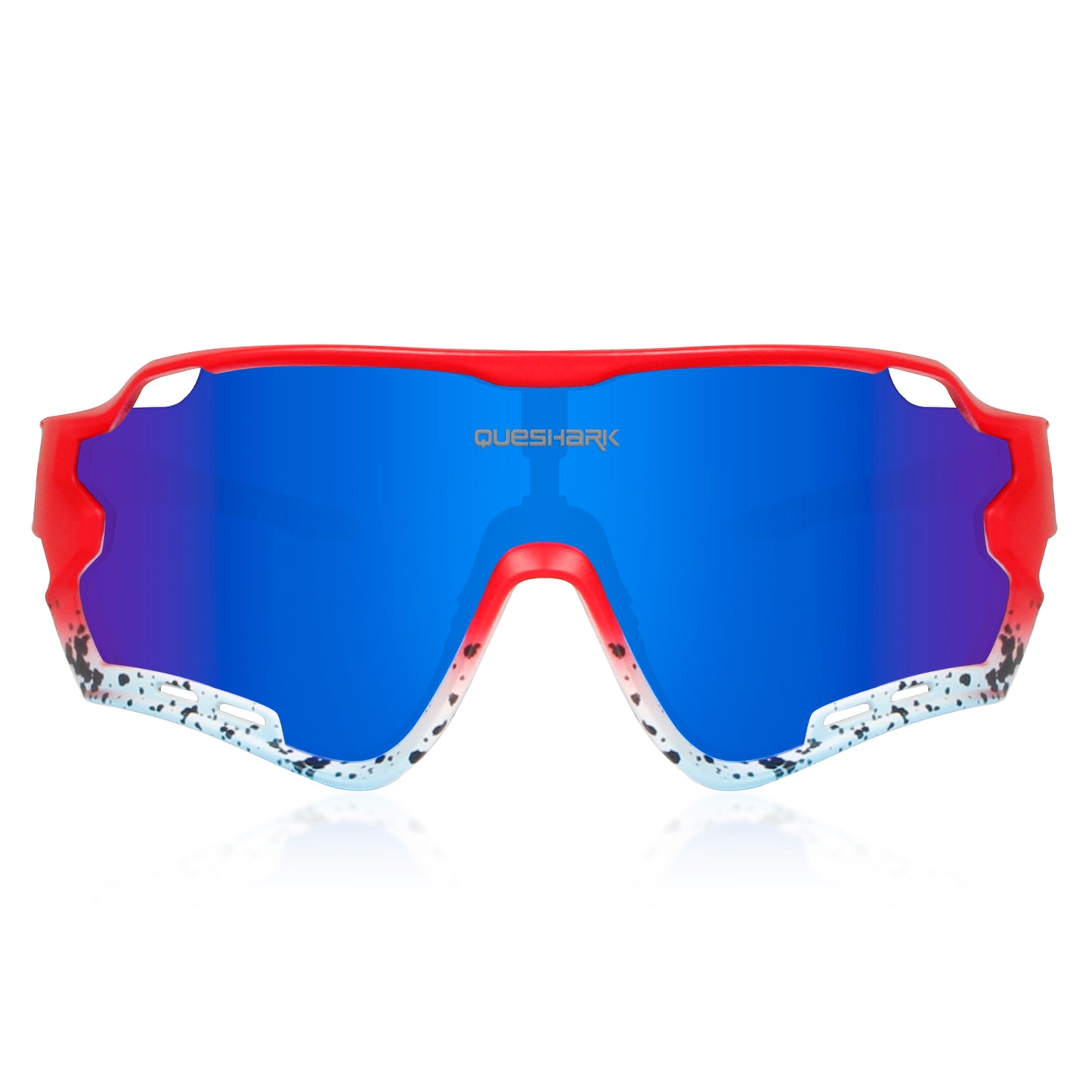 <transcy>Óculos de sol polarizados de ciclismo QE44 vermelho azul UV400 óculos de bicicleta óculos esportivos para homens mulheres 4 lentes</transcy>
