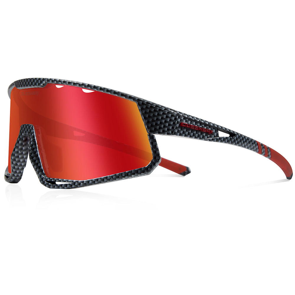 QE56 TXW Gafas de sol polarizadas Gafas de ciclismo Hombres Mujeres Gafas de conducción de gran tamaño con 5 lentes