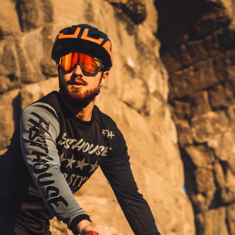 Queshark Outdoor Sports Fahrradbrille polarisiert für Männer