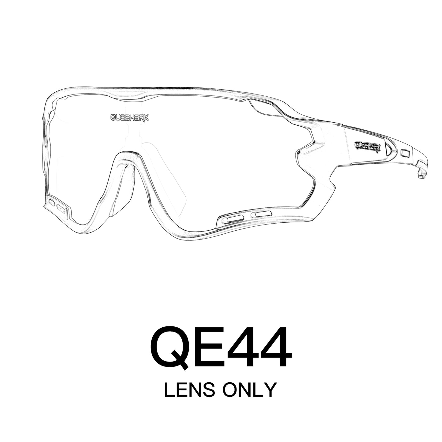 QE44-Lens Accessories for QE44 Series Sport Cycling Glasses