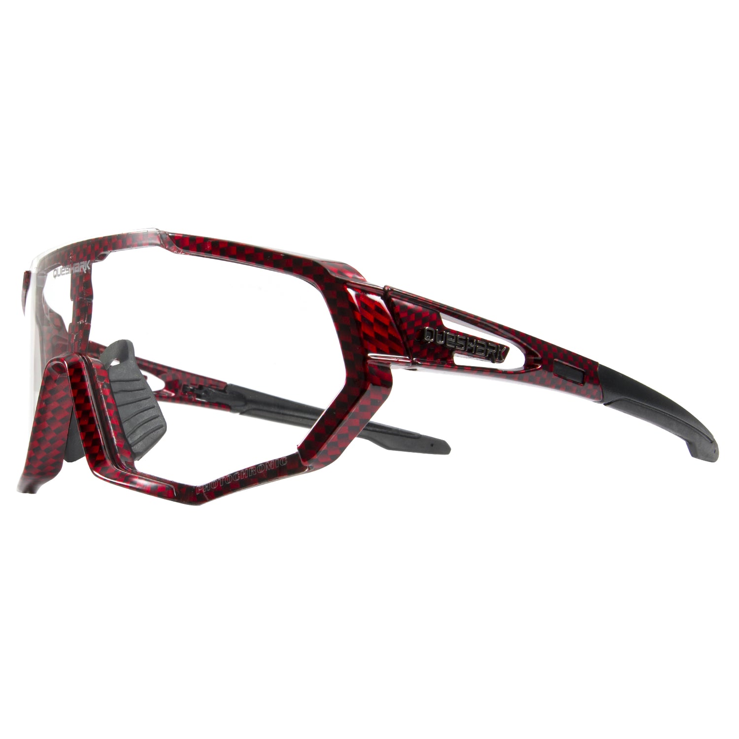 fahrradbrille uv schutz Queshark Photochrome Sonnenbrille für Männer Frauen Sicherheit Fahrradbrille UV-Schutz Outdoor Sport MTB – QUESHARK