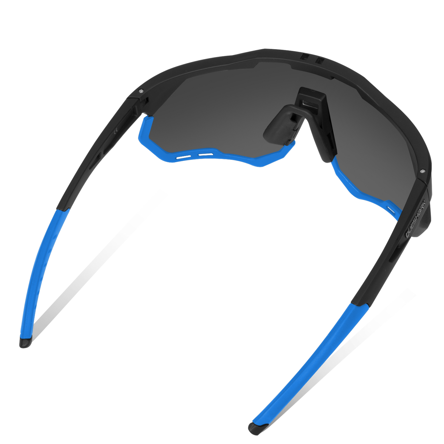 <transcy>QE52 ​​lunettes de cyclisme polarisées noires bleues hommes femmes lunettes de soleil de sport avec cadre/lentille remplaçables</transcy>