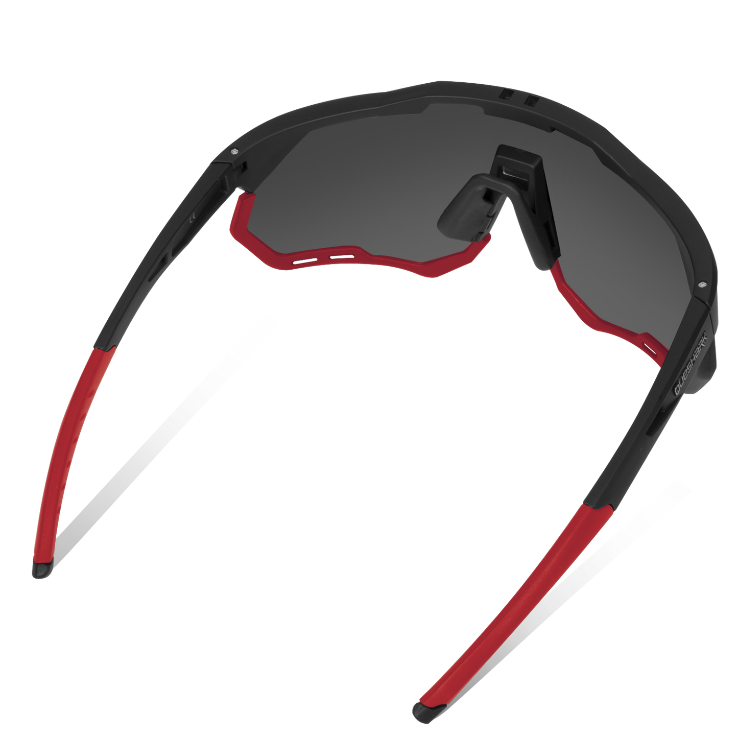 QE52 Black Red Polarized Cycling Glasses Men Women Sport Sunglasses with Replaceable Frame/Lens