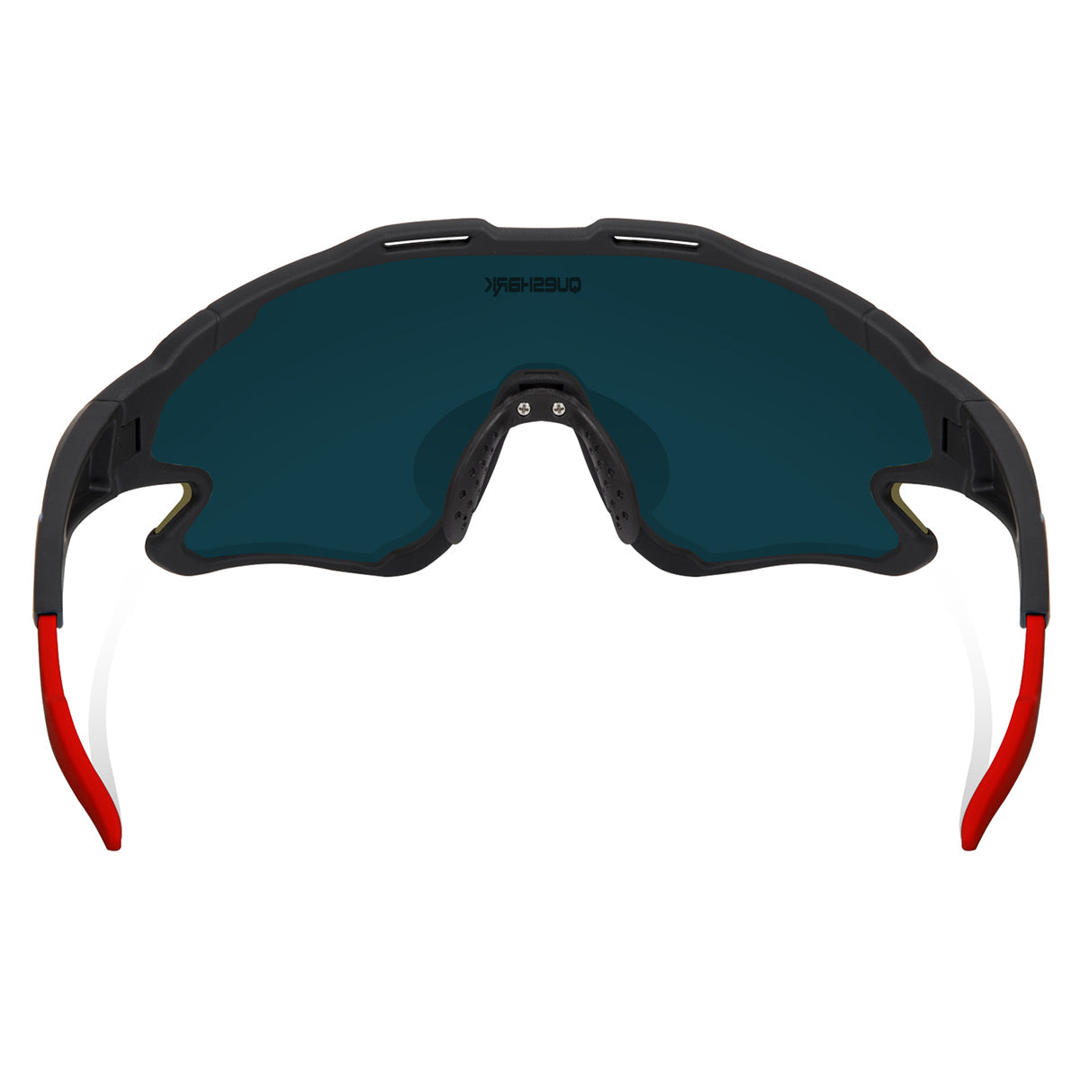QE51 Black Red UV400 Cycling Glasses Bike Sunglasses 1 Polarized 3 HD Lens
