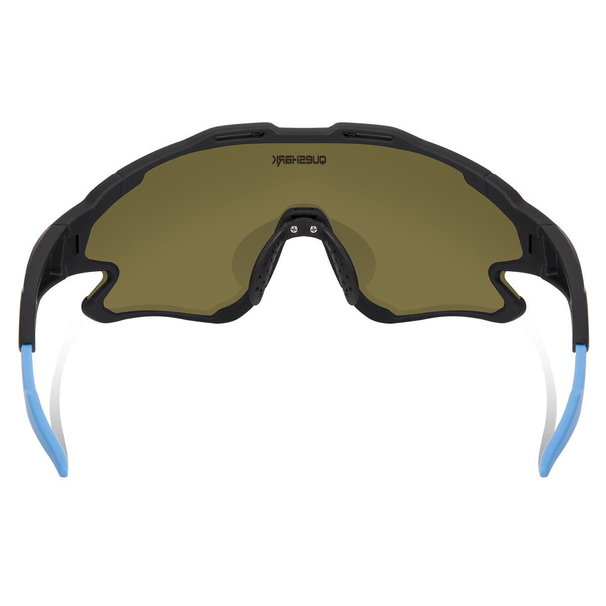 <transcy>QE51 noir bleu UV400 lunettes de cyclisme lunettes de soleil de vélo 1 lentille polarisée 3 HD</transcy>