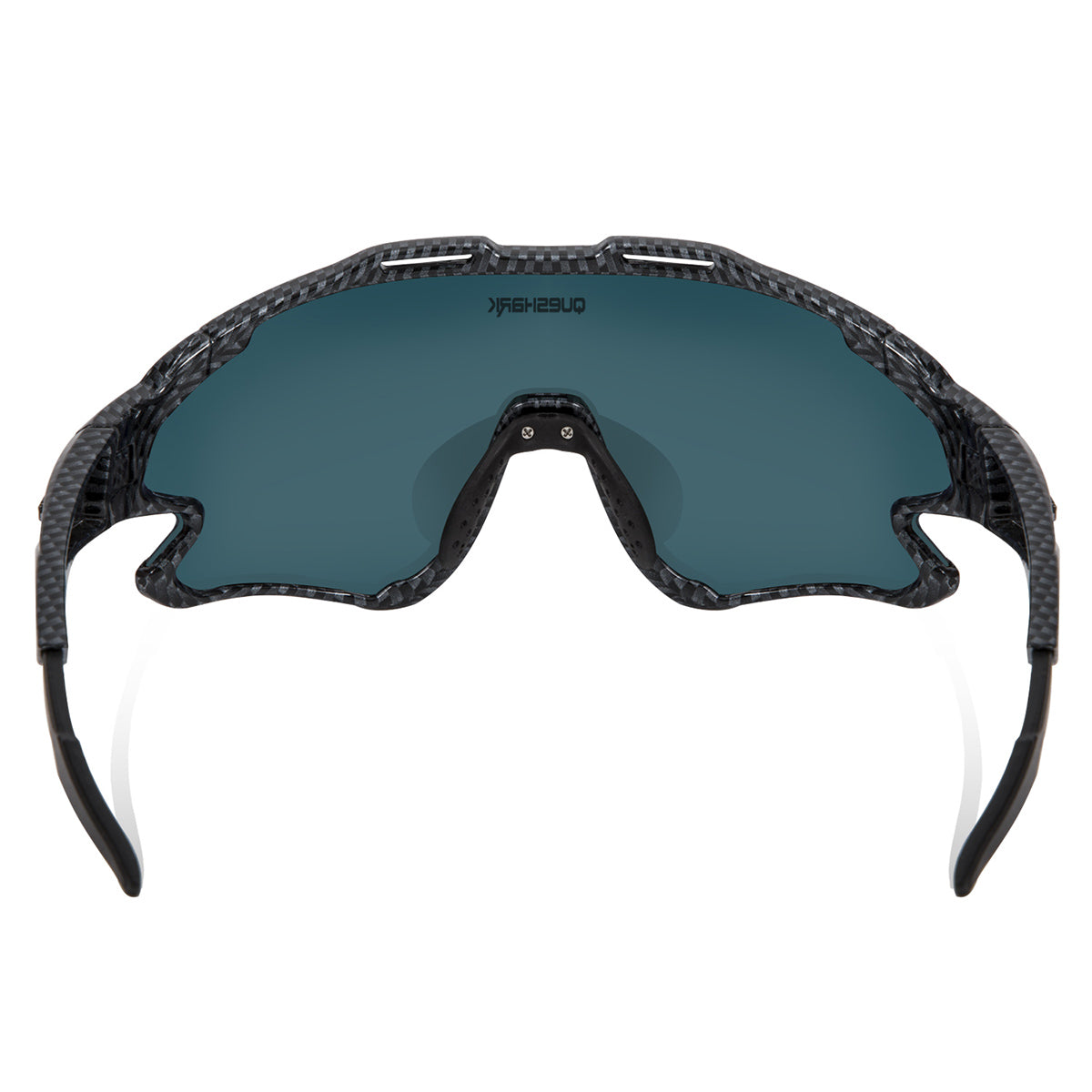 QE51 Carbon Fiber Black UV400 Cycling Glasses Bike Sunglasses 1 Polarized 3 HD Lens