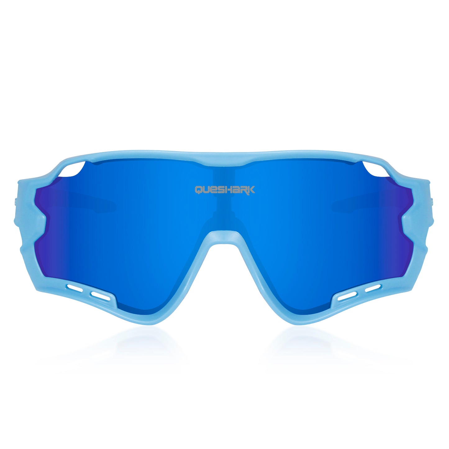 <transcy>QE44 lunettes de soleil de cyclisme polarisées bleues UV400 lunettes de vélo lunettes de sport pour hommes femmes 4 lentilles</transcy>