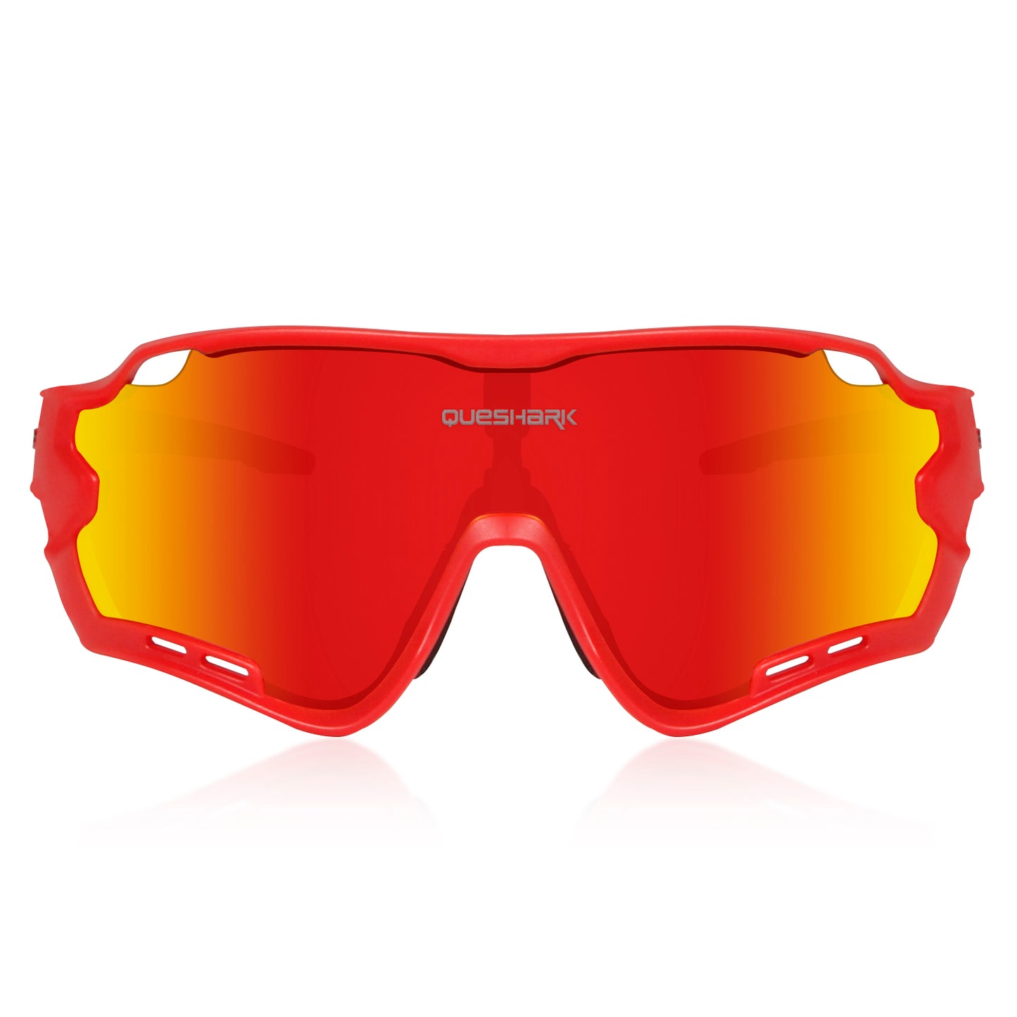 <transcy>QE44 lunettes de soleil de cyclisme polarisées rouges UV400 lunettes de vélo lunettes de sport pour hommes femmes 4 lentilles</transcy>