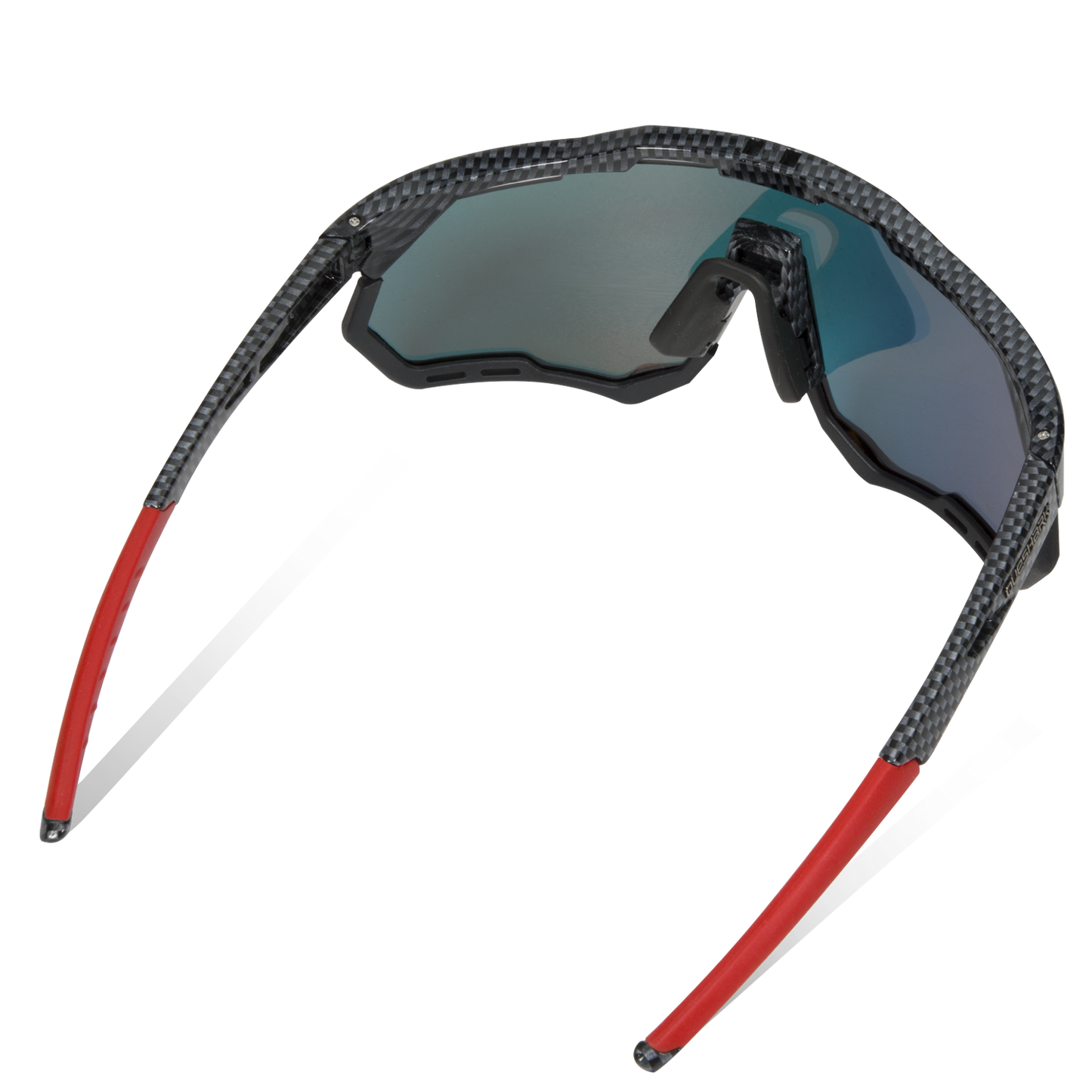 <transcy>Óculos polarizados para ciclismo de fibra de carbono QE52, homens e mulheres, óculos de sol esportivos com armação / lente substituível</transcy>