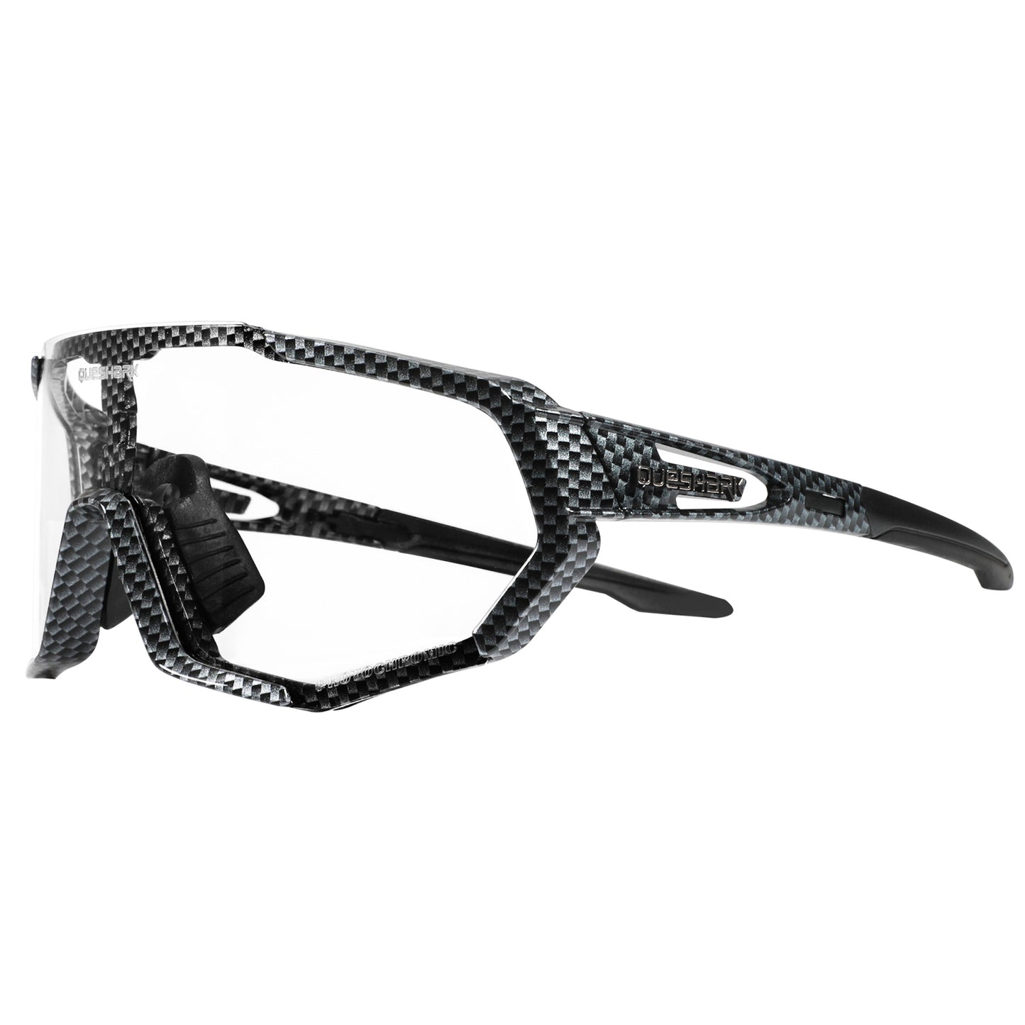 QE48 BS Queshark Occhiali da sole fotocromatici per uomo Donna Sicurezza Occhiali da ciclismo Protezione UV Sport all'aria aperta MTB TXW