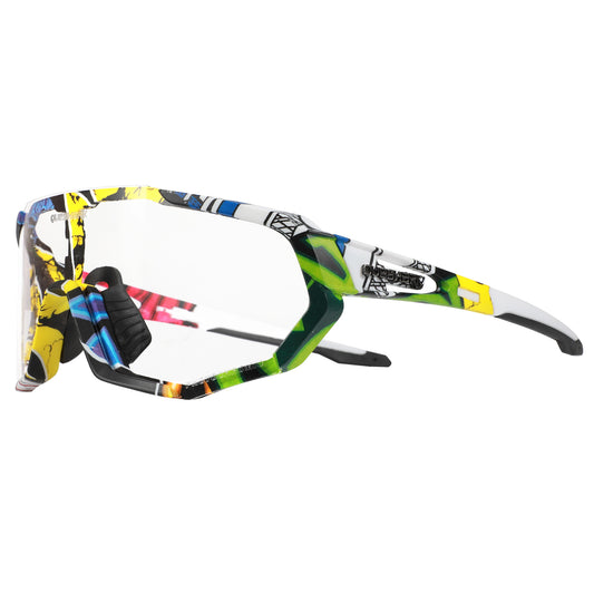 QE48 BS Queshark Photochromic Sunglasses for Men Women Safety Cycling Glasses UV Protection Outdoor Sport MTB YLR